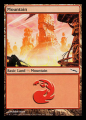 Mountain (302) - Foil (Mirrodin)